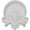 Ekena Millwork 10 5/8"W x 11 3/4"H x 1 1/8"P Shell Center Onlay ONL10X11X01SH - alternate 1